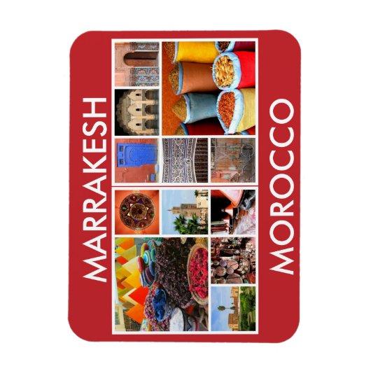 Magnet Flexible scènes de marrakech (Vertical)