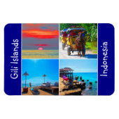 Magnet Flexible scènes des îles gili (Horizontal)