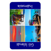 Magnet Flexible scènes des îles gili (Vertical)