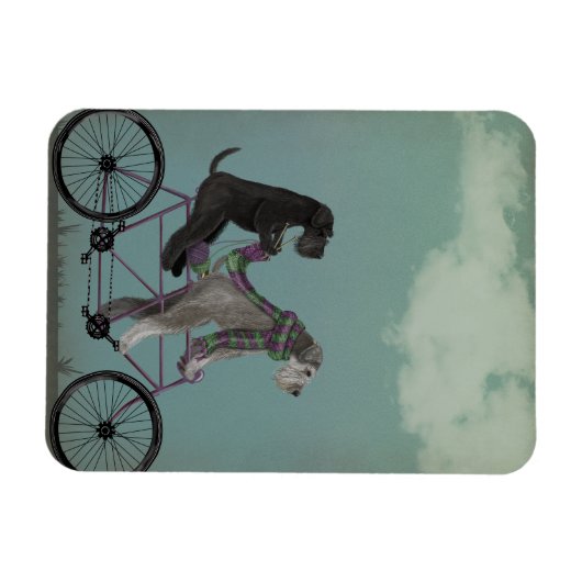 Magnet Flexible Schnauzer Tandem (Horizontal)