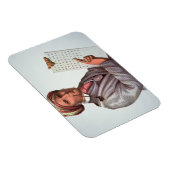 Magnet Flexible Scholar Cherokee, Sequoyah (1776-1843) (couleur) (Côté Droit)