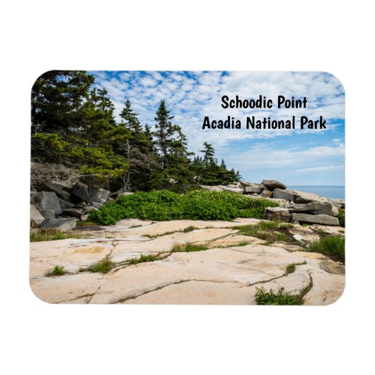 Magnet Flexible Schoodic Point in Acadia National Park in Maine (Horizontal)