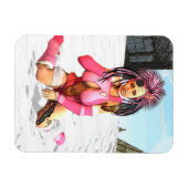 Magnet Flexible Sci Fi Femme Cyborg (Horizontal)
