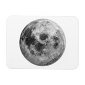 Magnet Flexible Science de l'astronomie spatiale de la Pleine lune (Horizontal)