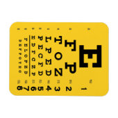 Magnet Flexible Science est Cool : Retro Ophtalmologie des yeux (Horizontal)