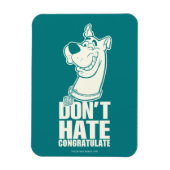 Magnet Flexible Scooby-Doo "Don't Hate, Congratulate" Graphic (Vertical)