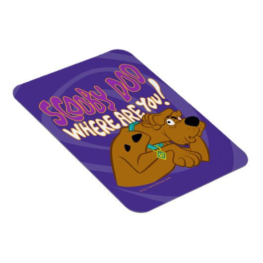 Magnet Flexible Scooby-Doo effrayé (Côté Droit)