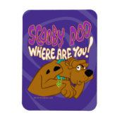 Magnet Flexible Scooby-Doo effrayé (Vertical)