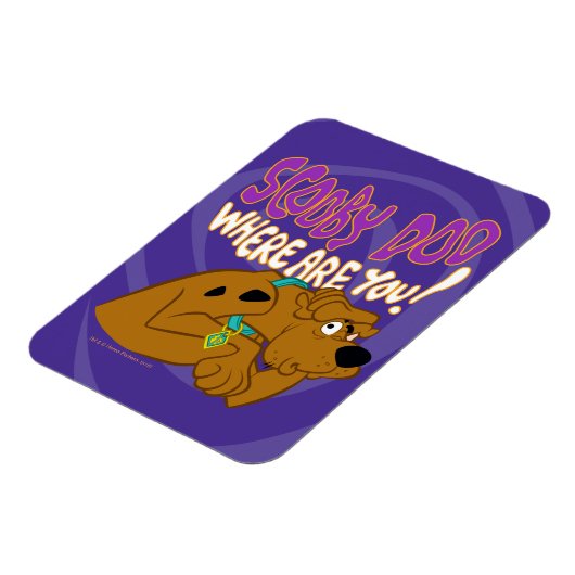 Magnet Flexible Scooby-Doo effrayé (Côté Gauche)