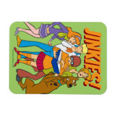 Magnet Flexible Scooby-Doo et le livre d'investigation de Gang (Horizontal)