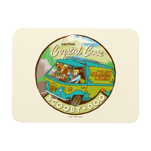 Magnet Flexible Scooby-Doo | Gang Traversant "Crystal Cove" (Horizontal)