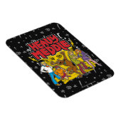 Magnet Flexible Scooby-Doo | Graphique "Lourde Médaille" (Côté Droit)