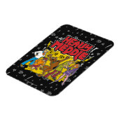 Magnet Flexible Scooby-Doo | Graphique "Lourde Médaille" (Côté Gauche)