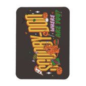 Magnet Flexible Scooby-Doo Halloween Snack Logo (Vertical)