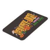 Magnet Flexible Scooby-Doo Halloween Snack Logo (Côté Gauche)