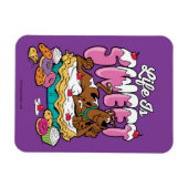 Magnet Flexible Scooby-Doo "Life Is Sweet" (Horizontal)