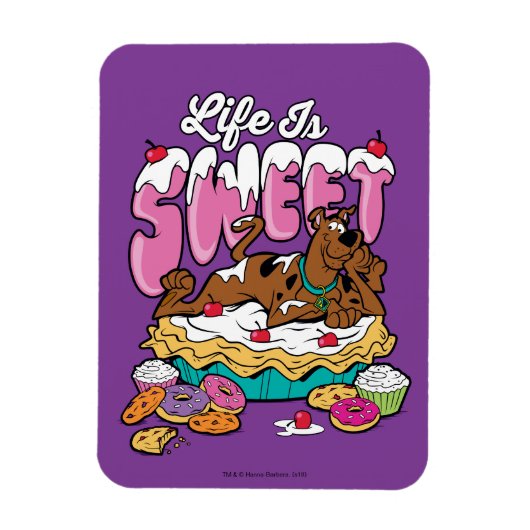 Magnet Flexible Scooby-Doo "Life Is Sweet" (Vertical)
