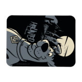 Magnet Flexible Scooby-Doo Noir Haunted Mansion Graphic (Horizontal)