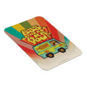 Magnet Flexible Scooby-Doo | "Où Es-Tu ?" Retro Cartoon Van (Côté Droit)