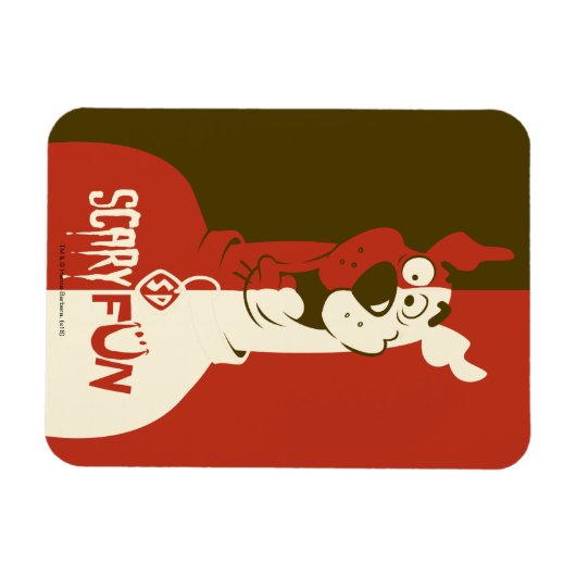 Magnet Flexible Scooby-Doo "Scary Fun" (Horizontal)