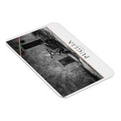 Magnet Flexible Scooter en noir et blanc dans les Pouilles (Côté Droit)