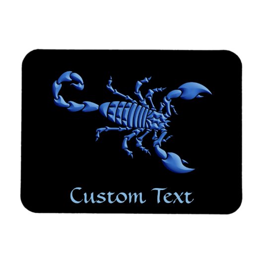 Magnet Flexible Scorpion bleu (Horizontal)