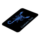 Magnet Flexible Scorpion bleu (Côté Gauche)