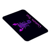 Magnet Flexible Scorpion de noeud céleste pourpre (Côté Droit)