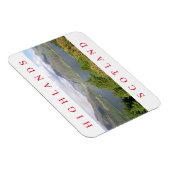 Magnet Flexible Scotland Highlands vue aimant frigo (Côté Droit)