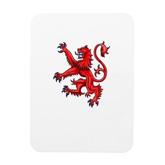 Magnet Flexible Scotland Lion Rampant (Vertical)