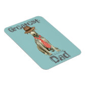 Magnet Flexible Scottish Deerhound Papa (Côté Droit)