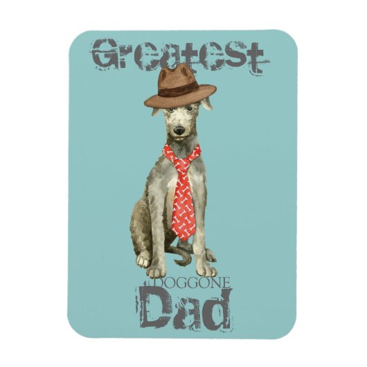Magnet Flexible Scottish Deerhound Papa (Vertical)