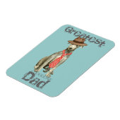 Magnet Flexible Scottish Deerhound Papa (Côté Gauche)