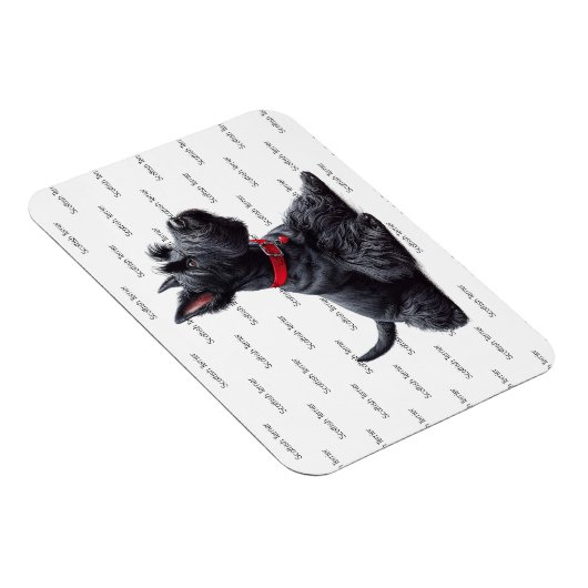 Magnet Flexible Scottish Terrier à (Côté Droit)