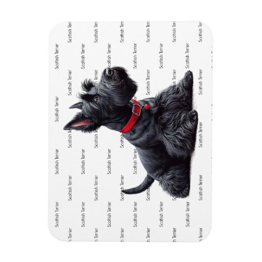 Magnet Flexible Scottish Terrier à (Vertical)