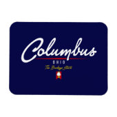 Magnet Flexible Script Columbus (Horizontal)