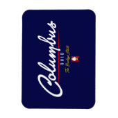Magnet Flexible Script Columbus (Vertical)
