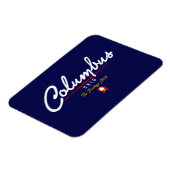 Magnet Flexible Script Columbus (Côté Gauche)