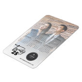 Magnet Flexible Script de brosse moderne 2023 Calendrier photo de  (Côté Gauche)