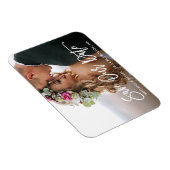 Magnet Flexible Script de brosse moderne Enregistrer notre photo d (Côté Droit)