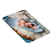 Magnet Flexible Script de calligraphie moderne Nouveau bébé amour  (Côté Droit)