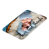 Magnet Flexible Script de calligraphie moderne Nouveau bébé amour  (Côté Gauche)