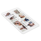 Magnet Flexible Script de paternité | Cadeau pour pères Photo Coll (Côté Droit)