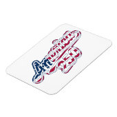 Magnet Flexible Script Drapeau Semiquincentenaire America 250 (Côté Gauche)