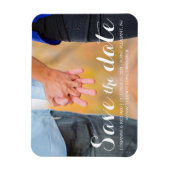 Magnet Flexible Script Enregistrer l'aimant photo Date (Vertical)