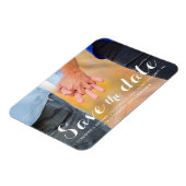 Magnet Flexible Script Enregistrer l'aimant photo Date (Côté Gauche)