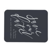 MAGNET FLEXIBLE SCRIPT ENREGISTRER NOTRE DATE (Horizontal)