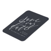 MAGNET FLEXIBLE SCRIPT ENREGISTRER NOTRE DATE (Côté Gauche)