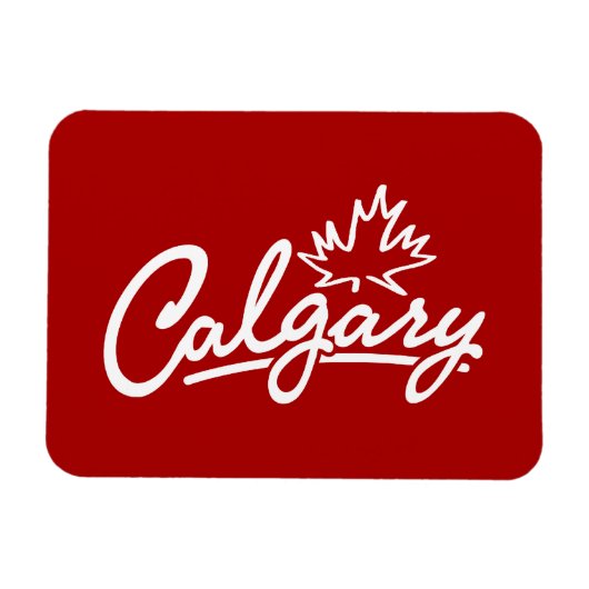 Magnet Flexible Script feuille de Calgary (Horizontal)