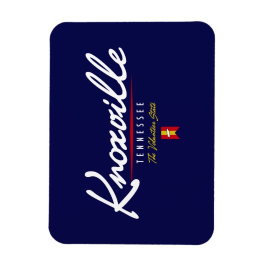 Magnet Flexible Script Knoxville (Vertical)